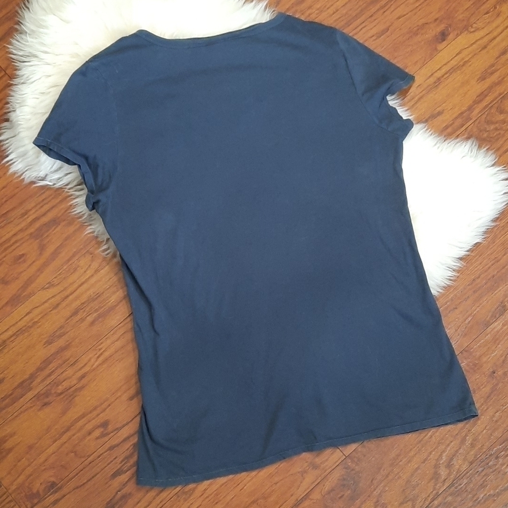 Harley Davidson Cutout Vneck ShortSleeve Fitted Tshirt - Picture 4 of 4